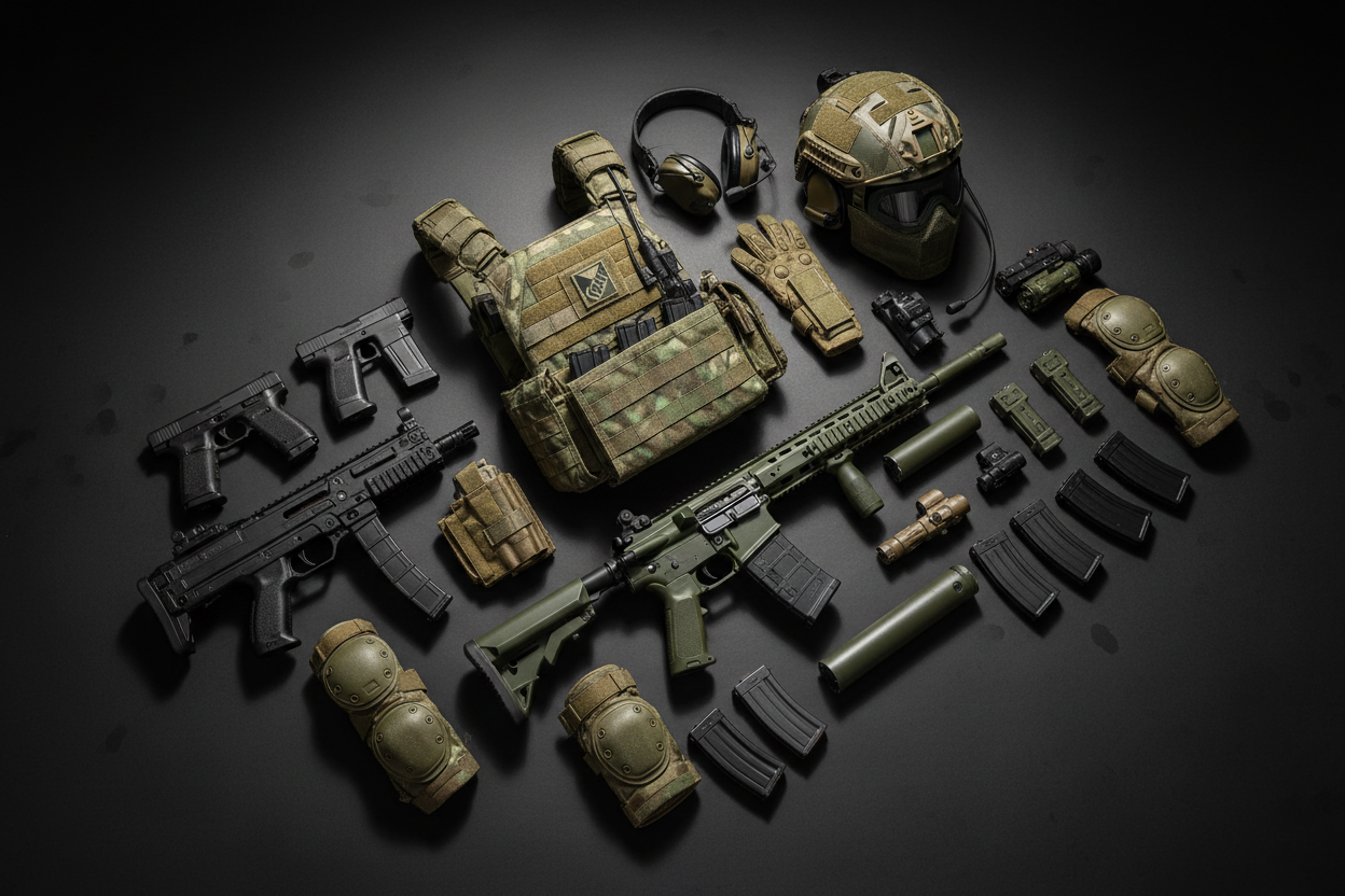 Airsoft 3D Printed products, Suppressors, Adapters, Attachments and more