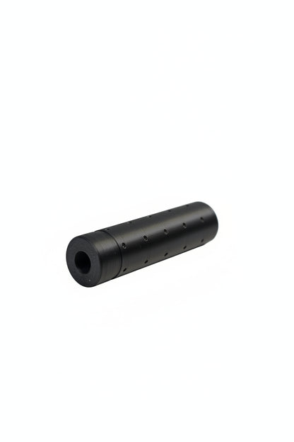Airsoft Barrel Extension mock dummy attachment. 14mm CW, 3d printed, Black, Tacbase