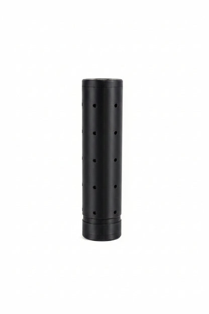 Airsoft Barrel Extension mock dummy attachment. 14mm CW, 3d printed, Black, Tacbase