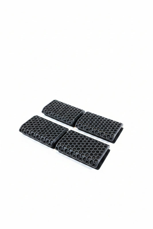 Black 3D printed M-LOK handguard cover for airsoft replica
