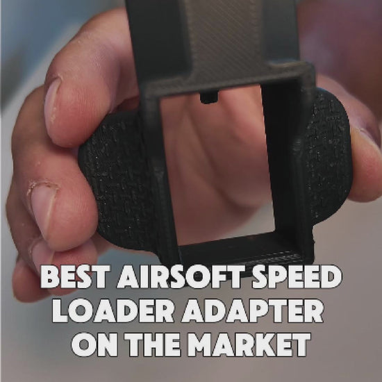 3D Printed Speed loader adapter for Glock style Magazines for airsoft use. Tacbase
