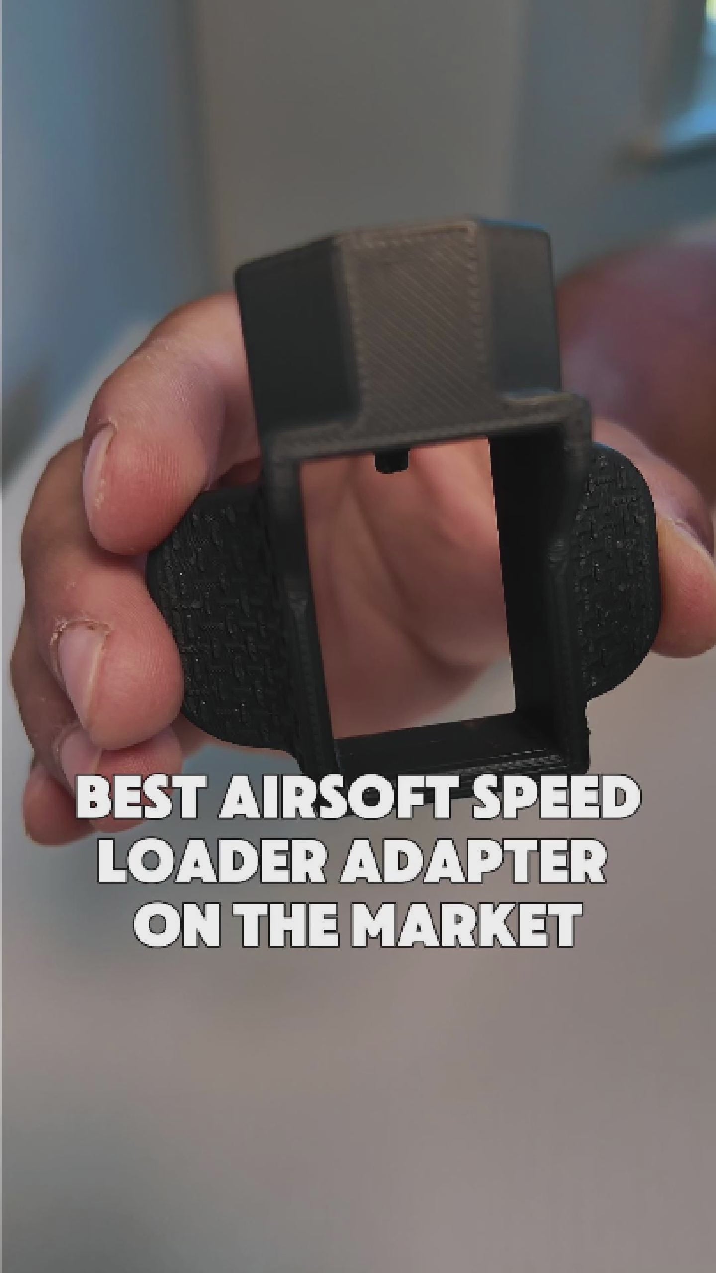 3D Printed Speed loader adapter for Glock style Magazines for airsoft use. Tacbase