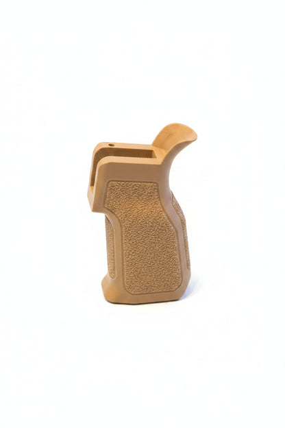 Airsoft 3D Printed Pistol Grip in Tan Colour. Fits Ar-15 Style Replicas. airsoft use only. Tacbase
